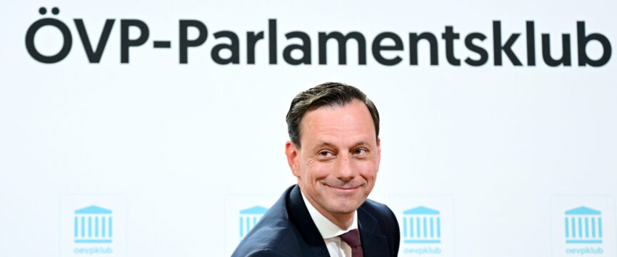 PK DES ÖVP-PARLAMENTSKLUB ZUM THEMA "VORSTELLUNG DES NEUEN ÖVP-KLUBOBMANNS": GÖDL (ÖVP)